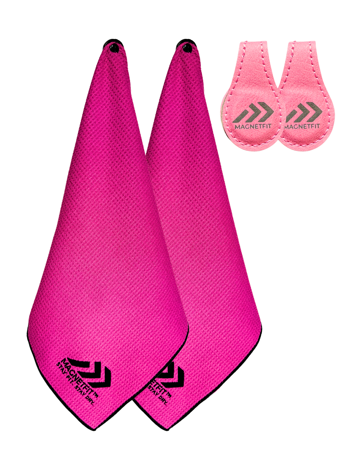 MagnetFit Towel 2 Pack Plus 2 Magnet Clip Bundle