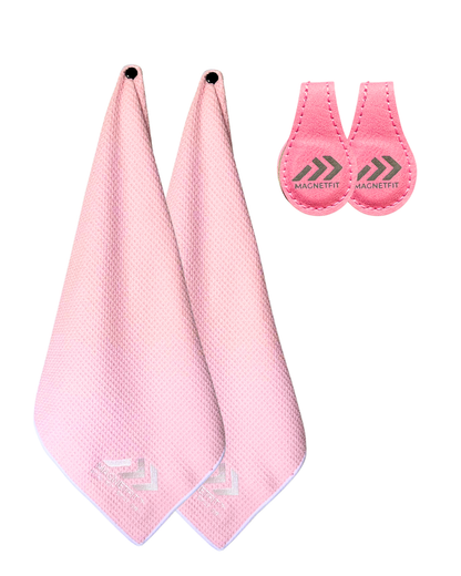 MagnetFit Towel 2 Pack Plus 2 Magnet Clip Bundle
